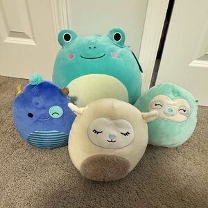 4 Squishmallows